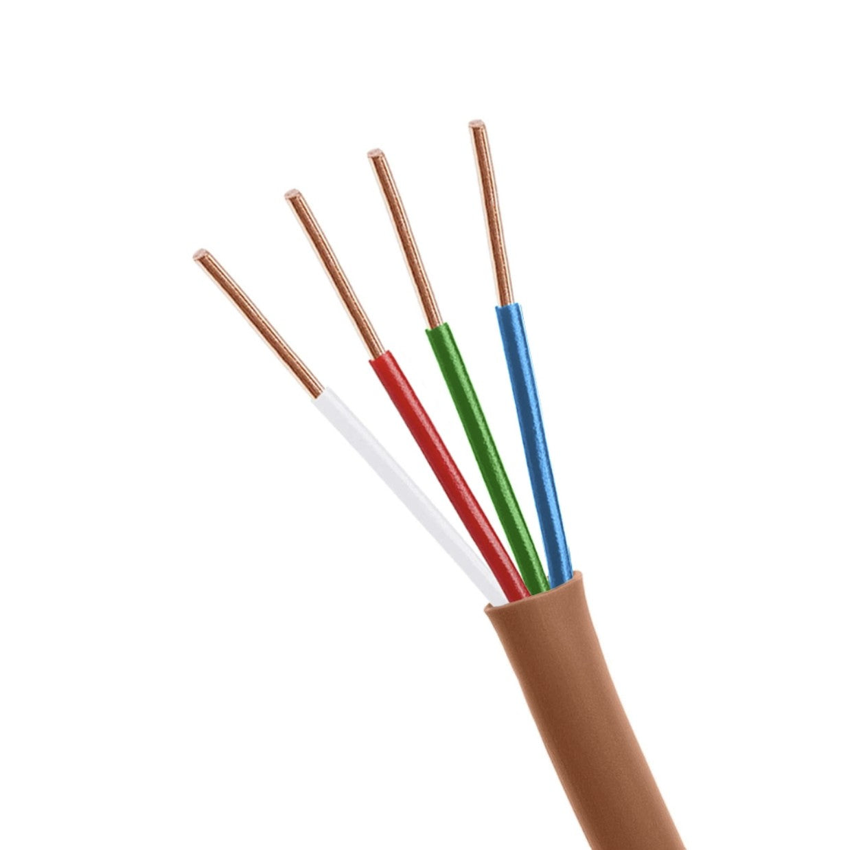 18/4 Thermostat Wire, 60°C, 150 Volt, UL 13, Type CL2 Brown