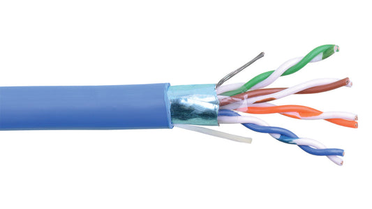 CAT 5 24 AWG 4PAIR PLENUM BLUE