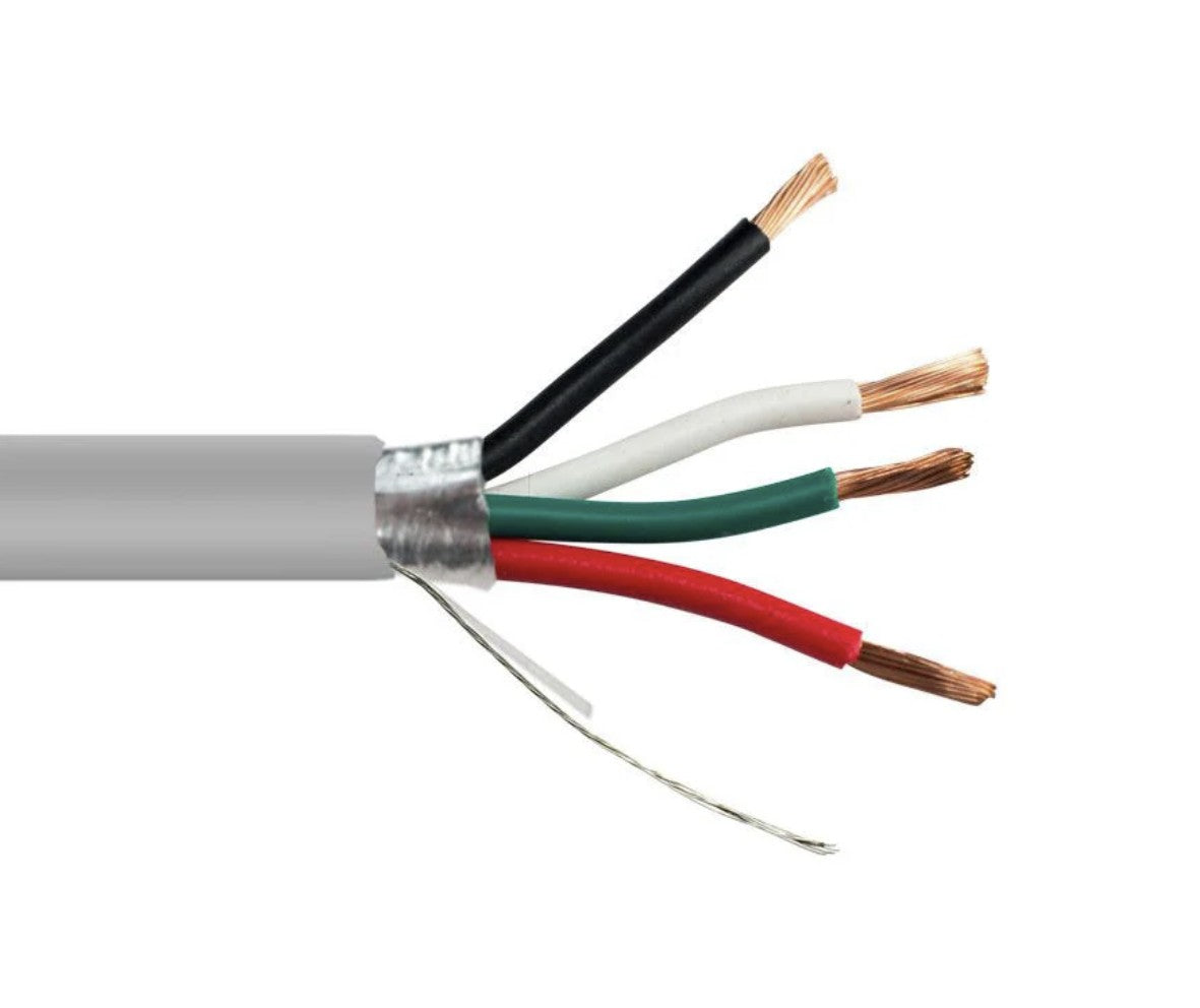 22/2 Stranded 300V PVC GRAY CL3R SHIELDED