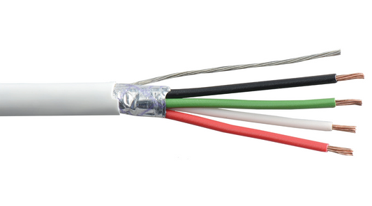 14/4 Stranded 300V CMP PLENUM WHITE CL3P SHIELDED