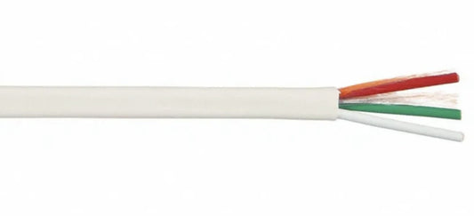 18/3 Thermostat Wire, 60°C, 150 Volt, UL 13, Type CL2 White