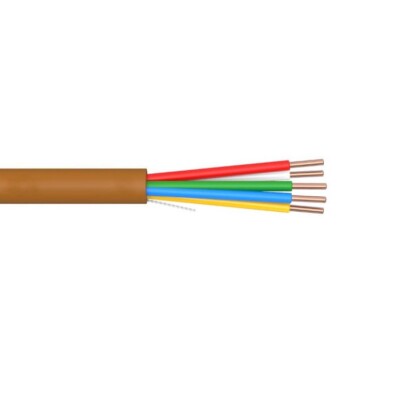 18/5 Thermostat Wire, 60°C, 150 Volt, UL 13, Type CL2 Brown